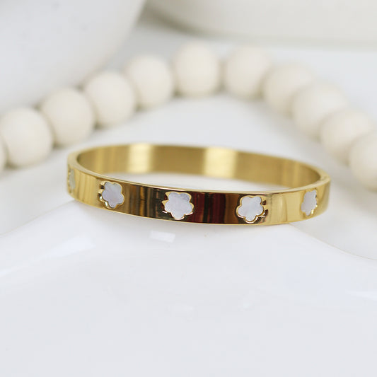 Stainless Steel Gold Plated Bracelet #B11