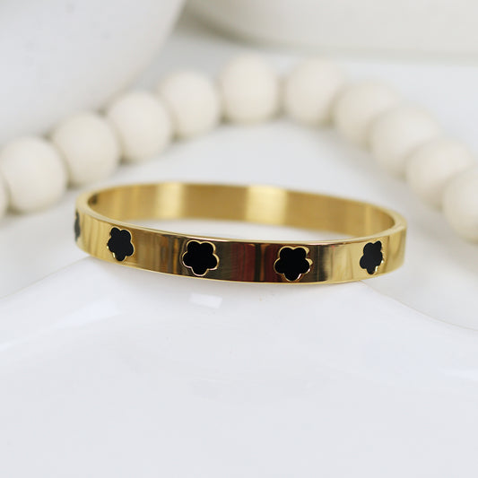 Stainless Steel Gold Plated Bracelet #B12