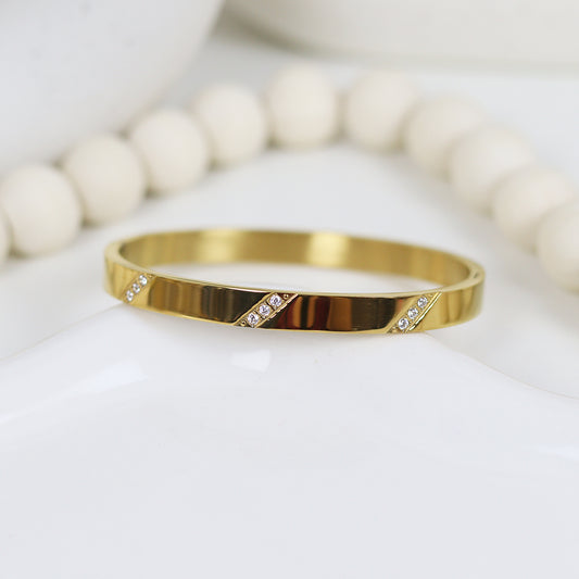 Stainless Steel Gold Plated Bracelet #B13