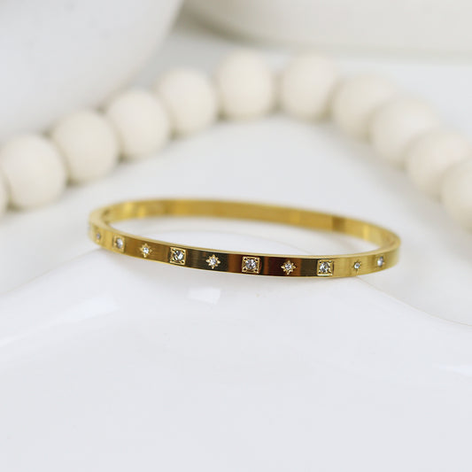 Stainless Steel Gold Plated Bracelet #B15