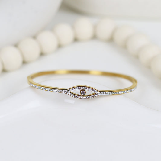 Stainless Steel Gold Plated Bracelet #B16