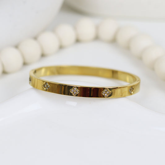 Stainless Steel Gold Plated Bracelet #B17