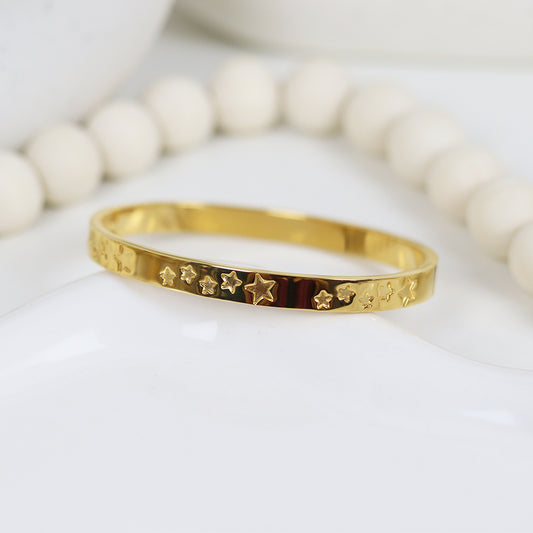 Stainless Steel Gold Plated Bracelet #B18