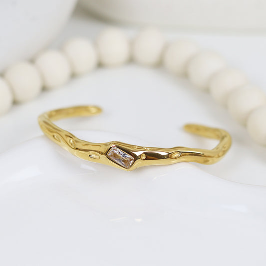 Stainless Steel Gold Plated Bracelet #B20