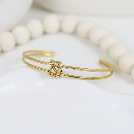 Stainless Steel Gold Plated Bracelet #B21
