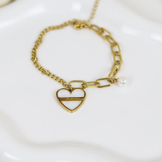 Stainless Steel Gold Plated Bracelet #B32
