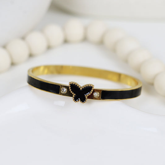 Stainless Steel Gold Plated Bracelet #B4