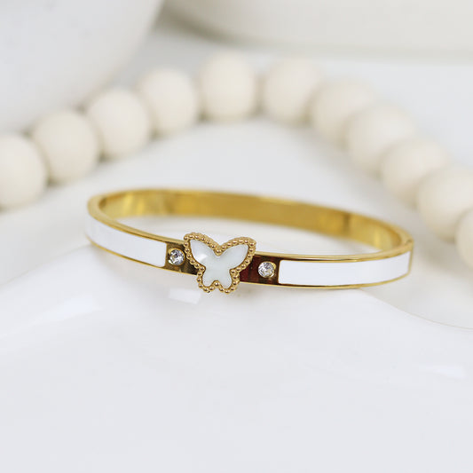 Stainless Steel Gold Plated Bracelet #B5