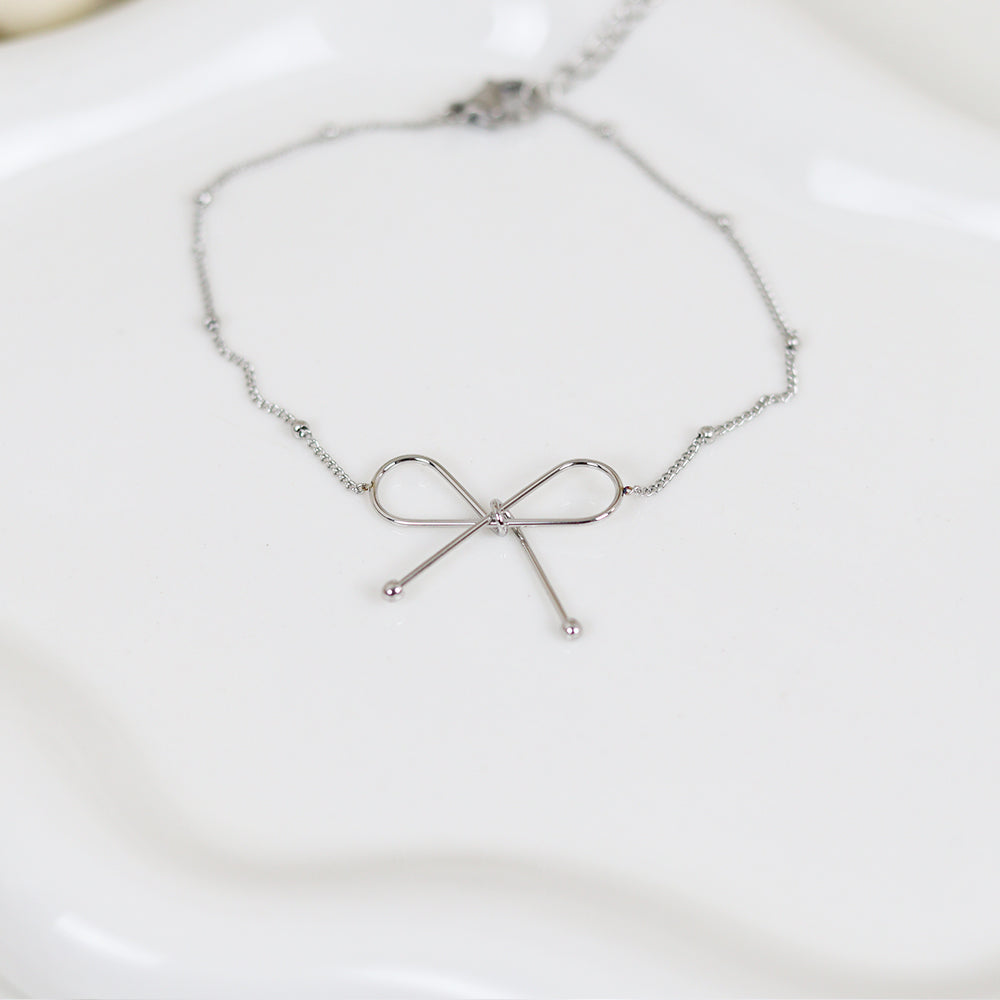 Stainless Steel Silver Plated Bracelet #B50