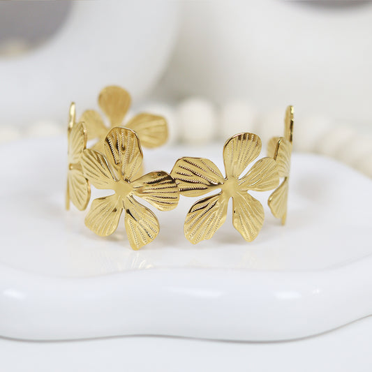 Stainless Steel Gold Plated Bracelet #B53