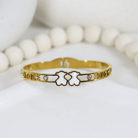 Stainless Steel Gold Plated Bracelet #B56