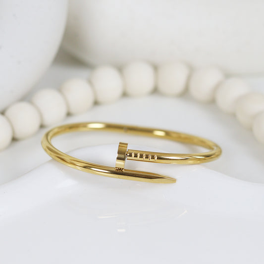 Stainless Steel Gold Plated Bracelet #B59