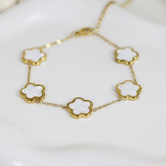 Stainless Steel Gold Plated Bracelet #B60