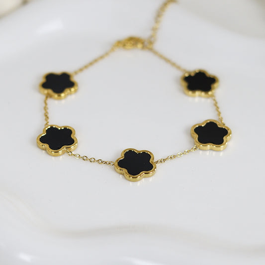 Stainless Steel Gold Plated Bracelet #B61