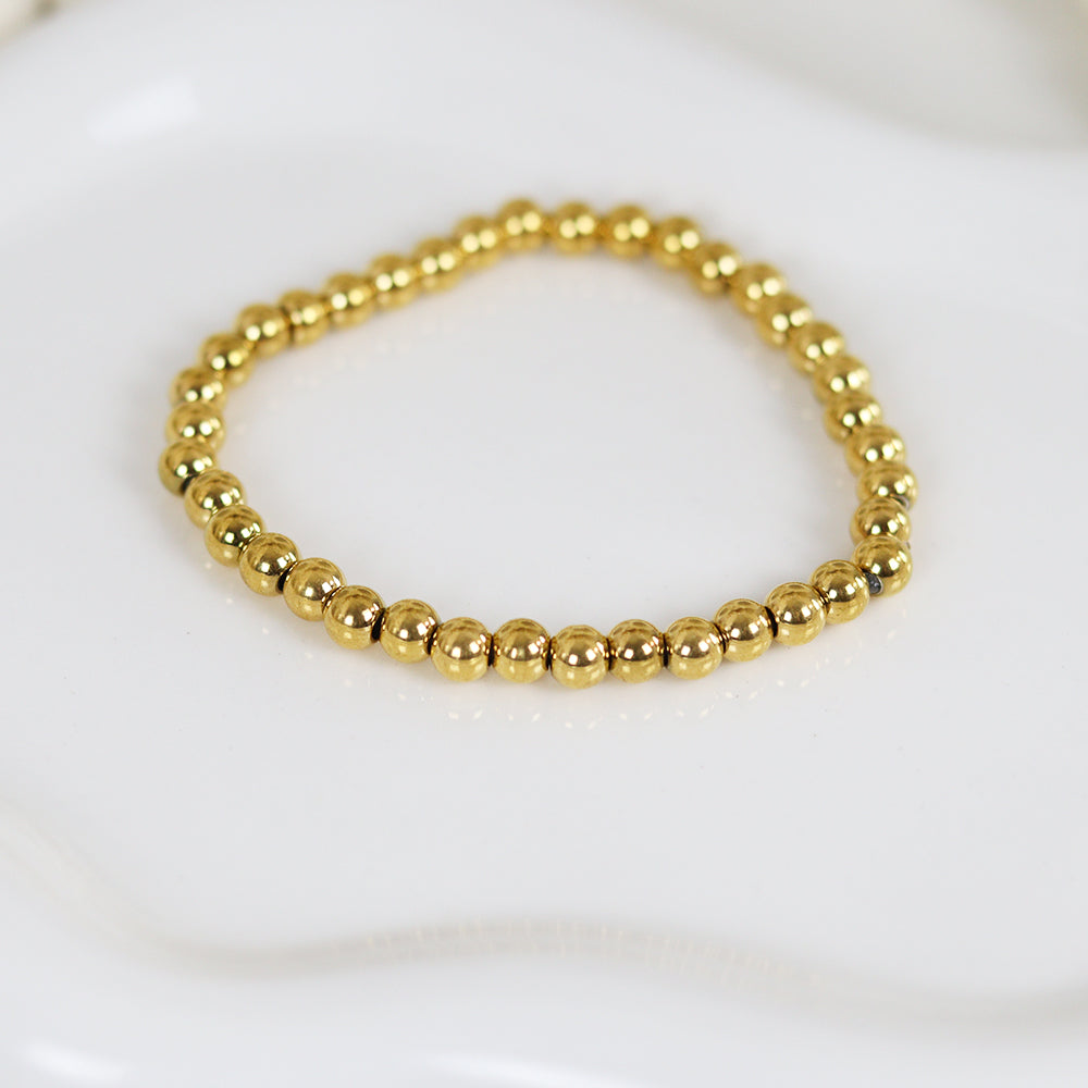 Stainless Steel Gold Plated Bracelet #B68