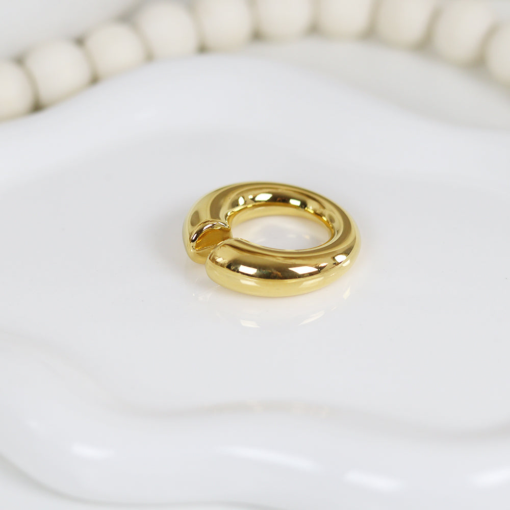 Stainless Steel Gold Plated Earcuff #E19
