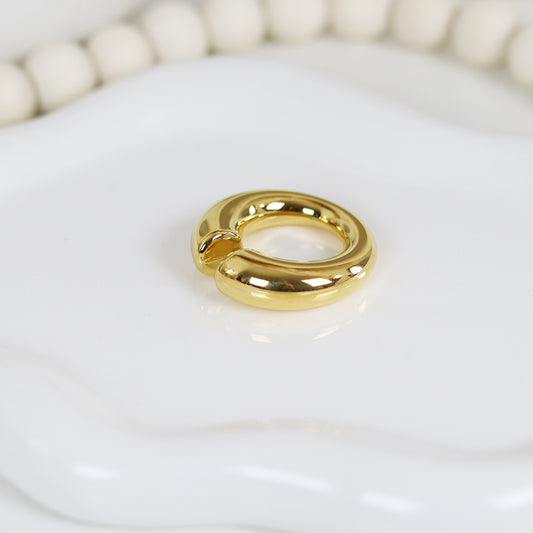 Stainless Steel Gold Plated Earcuff #E19