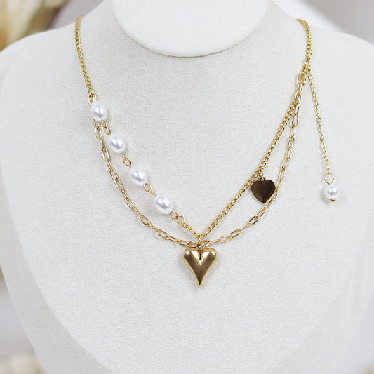 Stainless Steel Gold Plated Necklace #N5