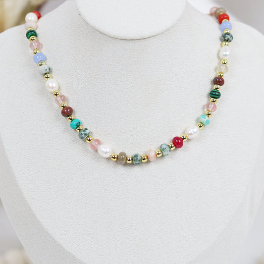Natural Stones Necklace #N10