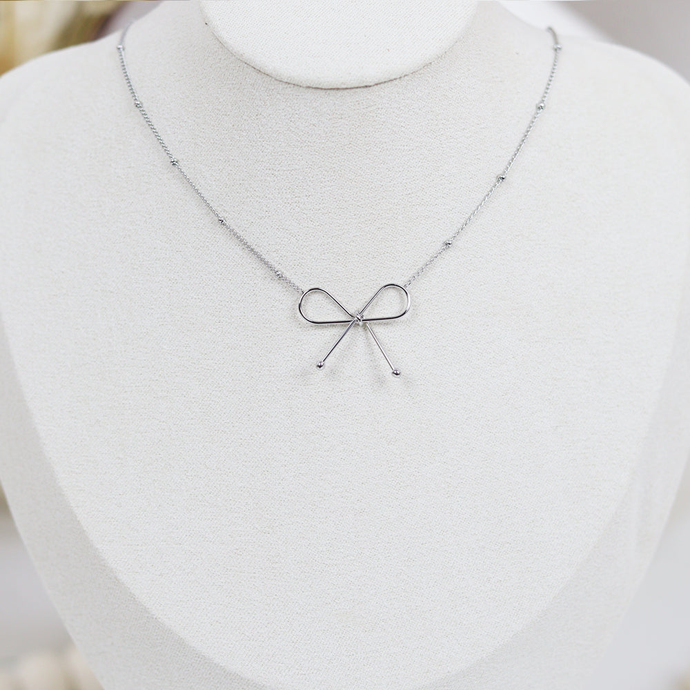 Stainless Steel Silver Plated Necklace #N13