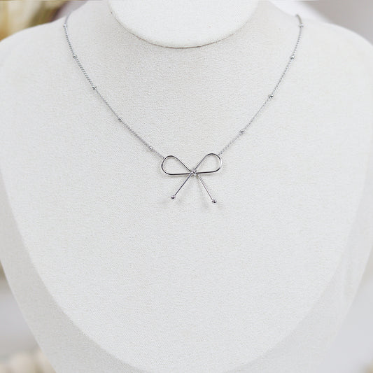 Stainless Steel Silver Plated Necklace #N13
