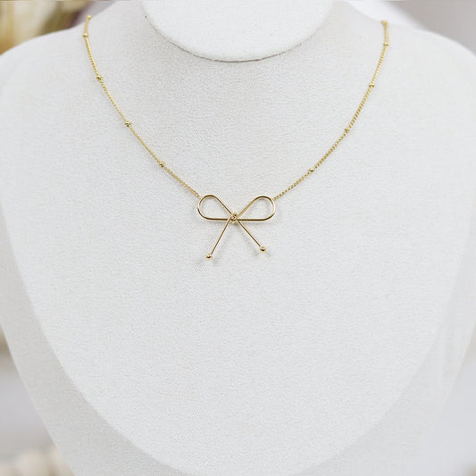 Stainless Steel Gold Plated Necklace #N14