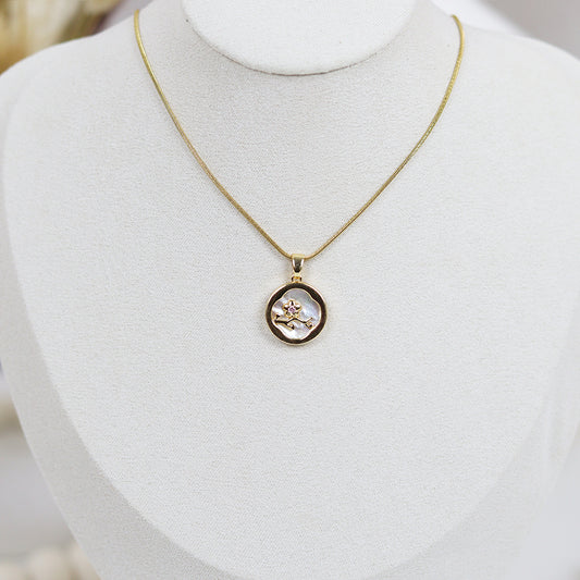 Stainless Steel Gold Plated Necklace #N15