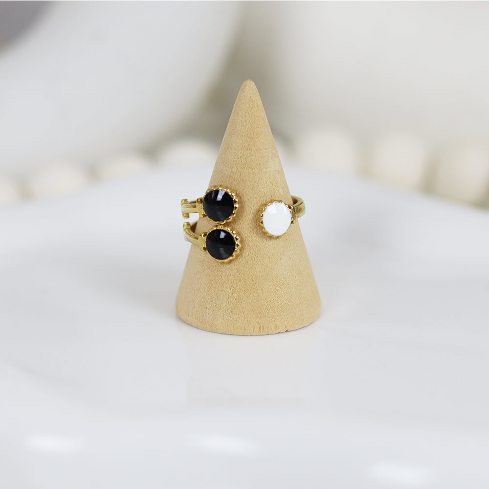 Stainless Steel Gold Plated Ring #R58